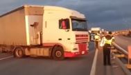 Перекрытием трассы против беспредела весового контроля. Волгоградская область